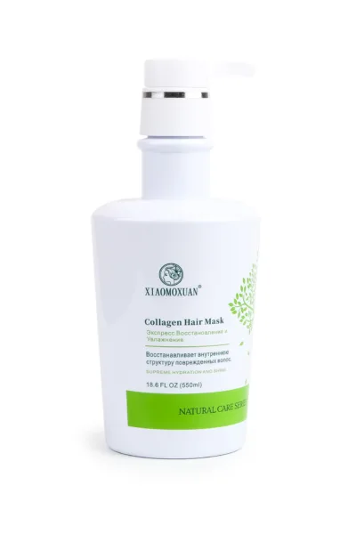 Collagen hair mask Xiaomoxuan 550 ml - deep restoration, nutrition and shine, without sulfates and parabens official distributor original