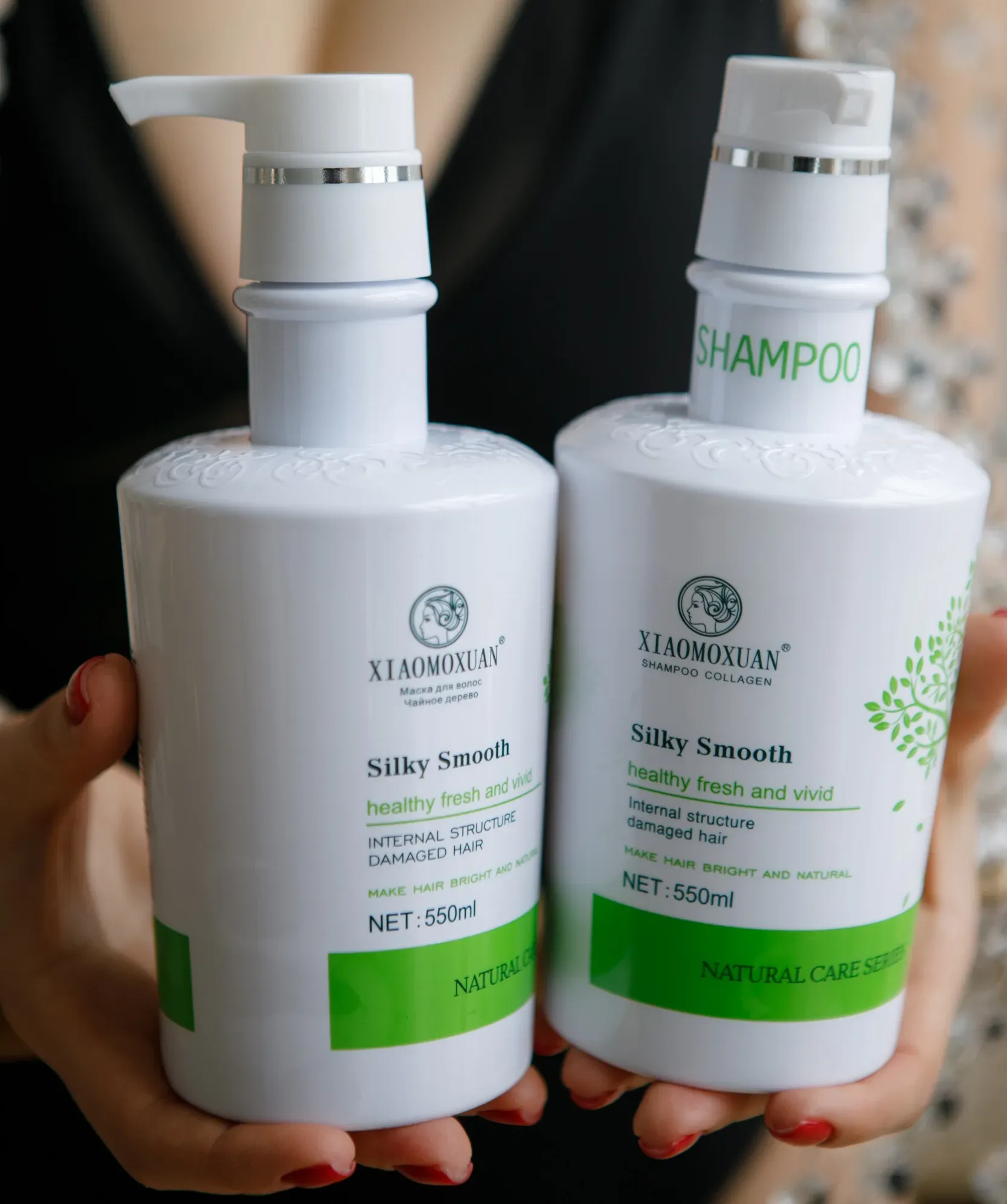 Collagen Shampoo and Tea Tree Mask by Xiaomoxuan available in the UK