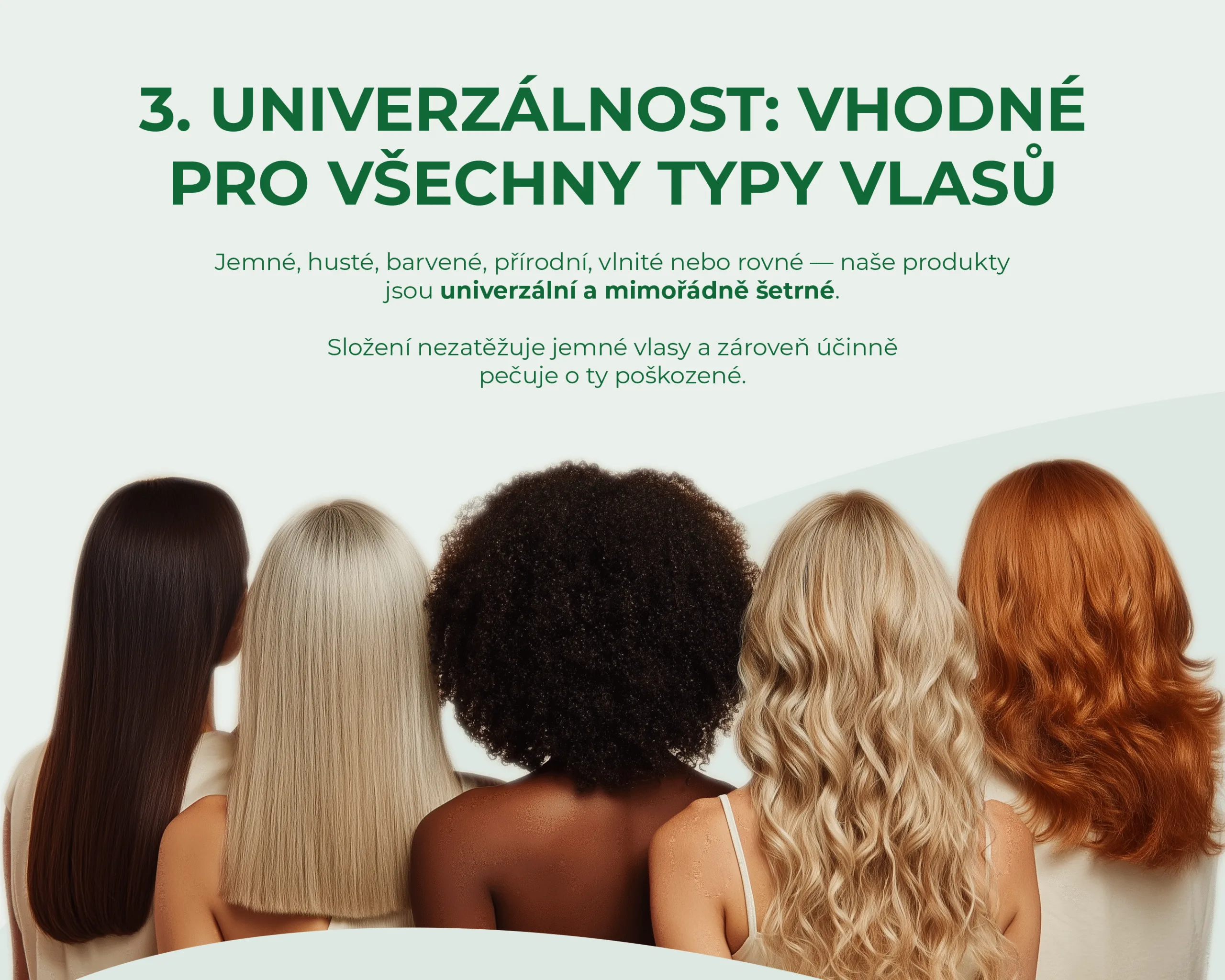 Univerzálnost: vhodný pro všechny typy vlasů - Xiaomoxuan