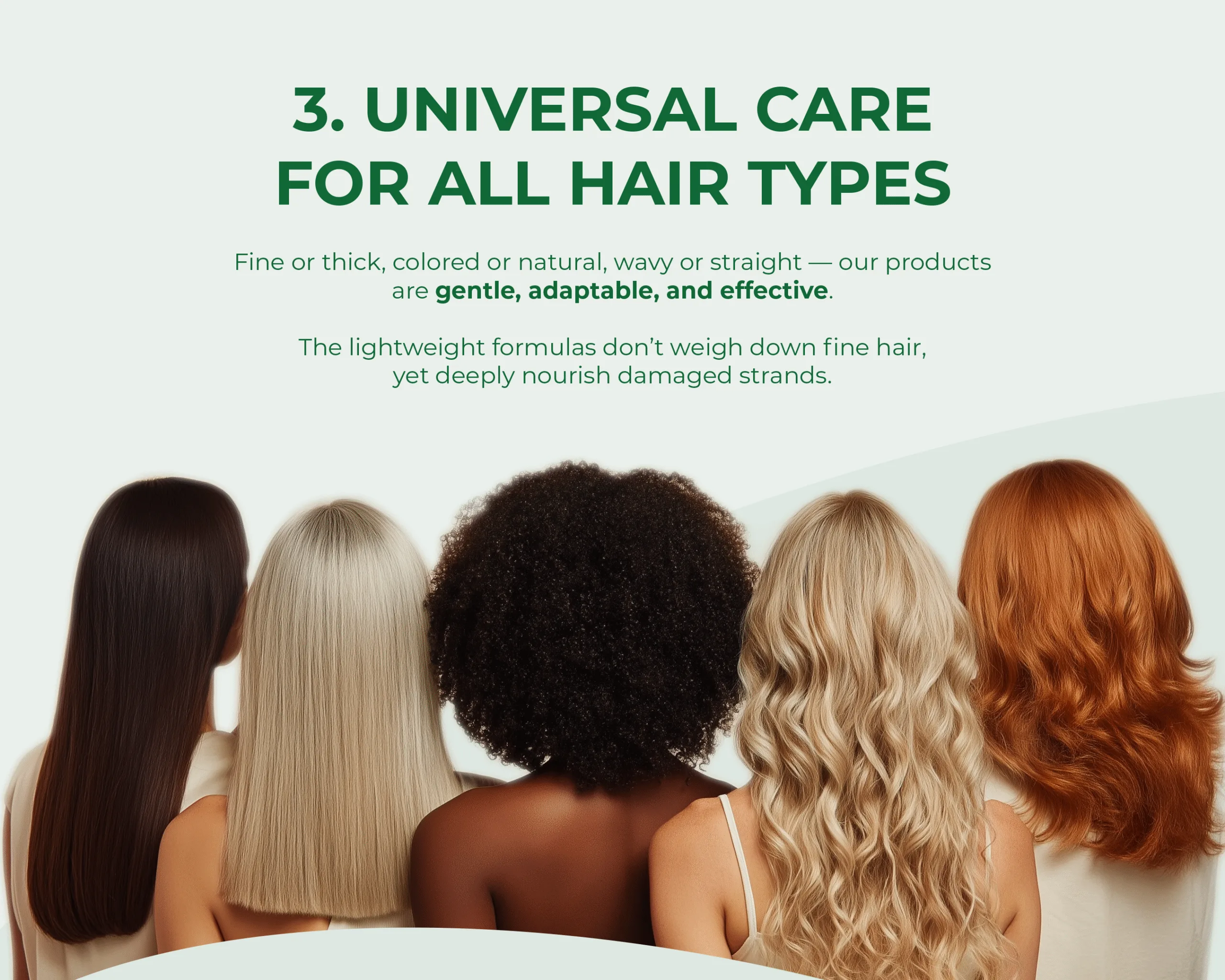 Versatility: suitable for all hair types - Xiaomoxuan