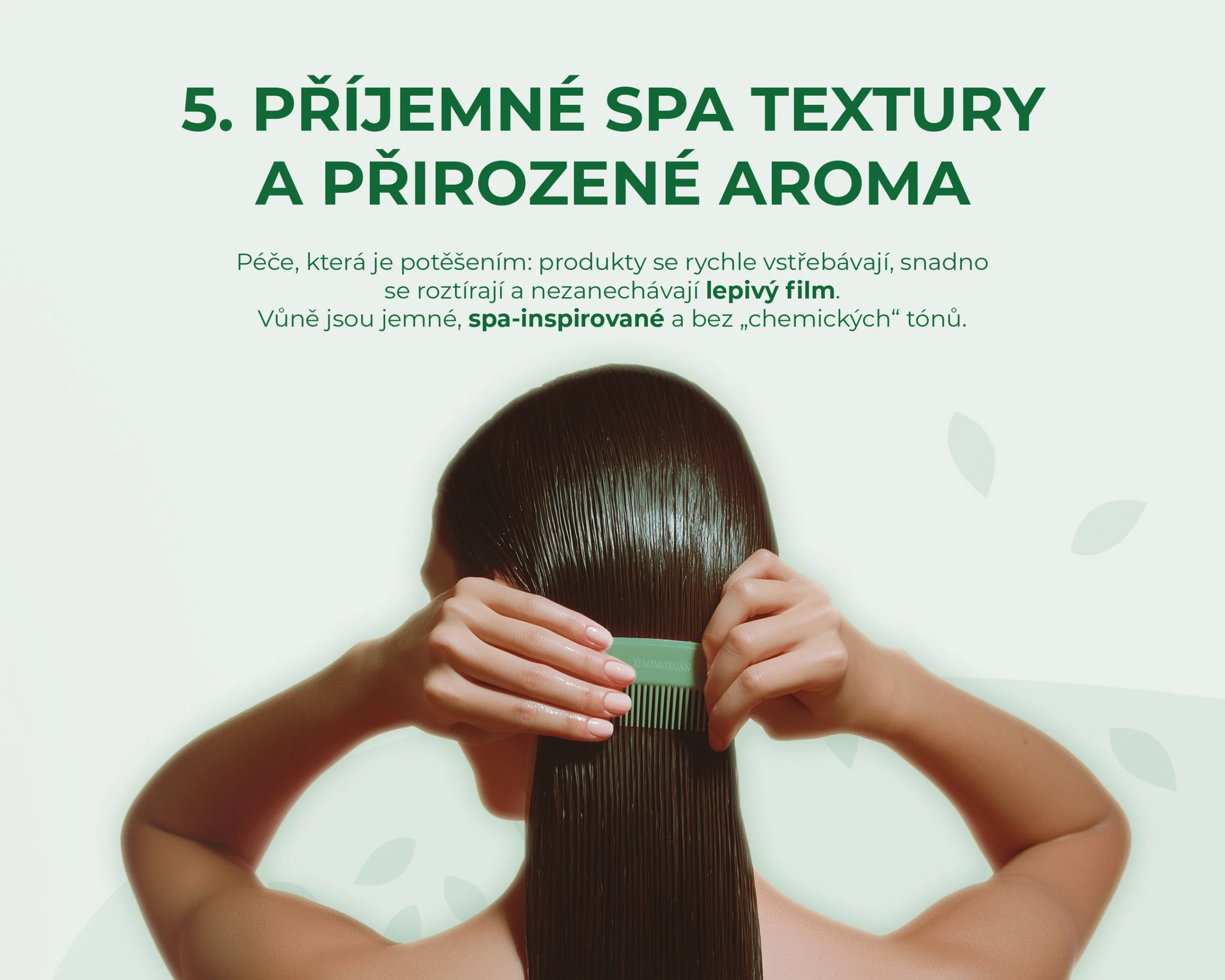 Příjemné SPA textury a přírodní vůně - Xiaomoxuan