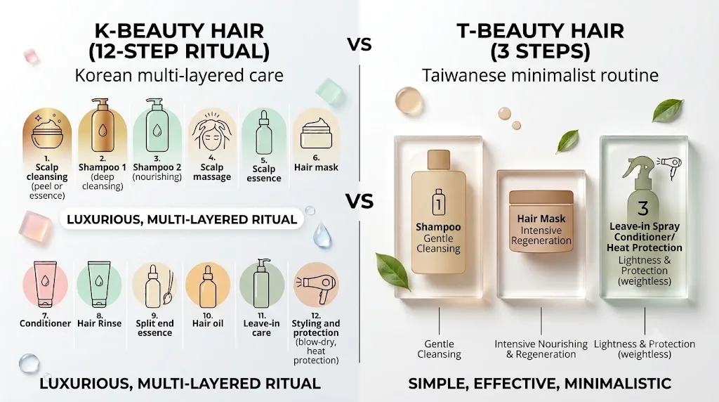 K-Beauty vs T-Beauty – two different approaches to hair care