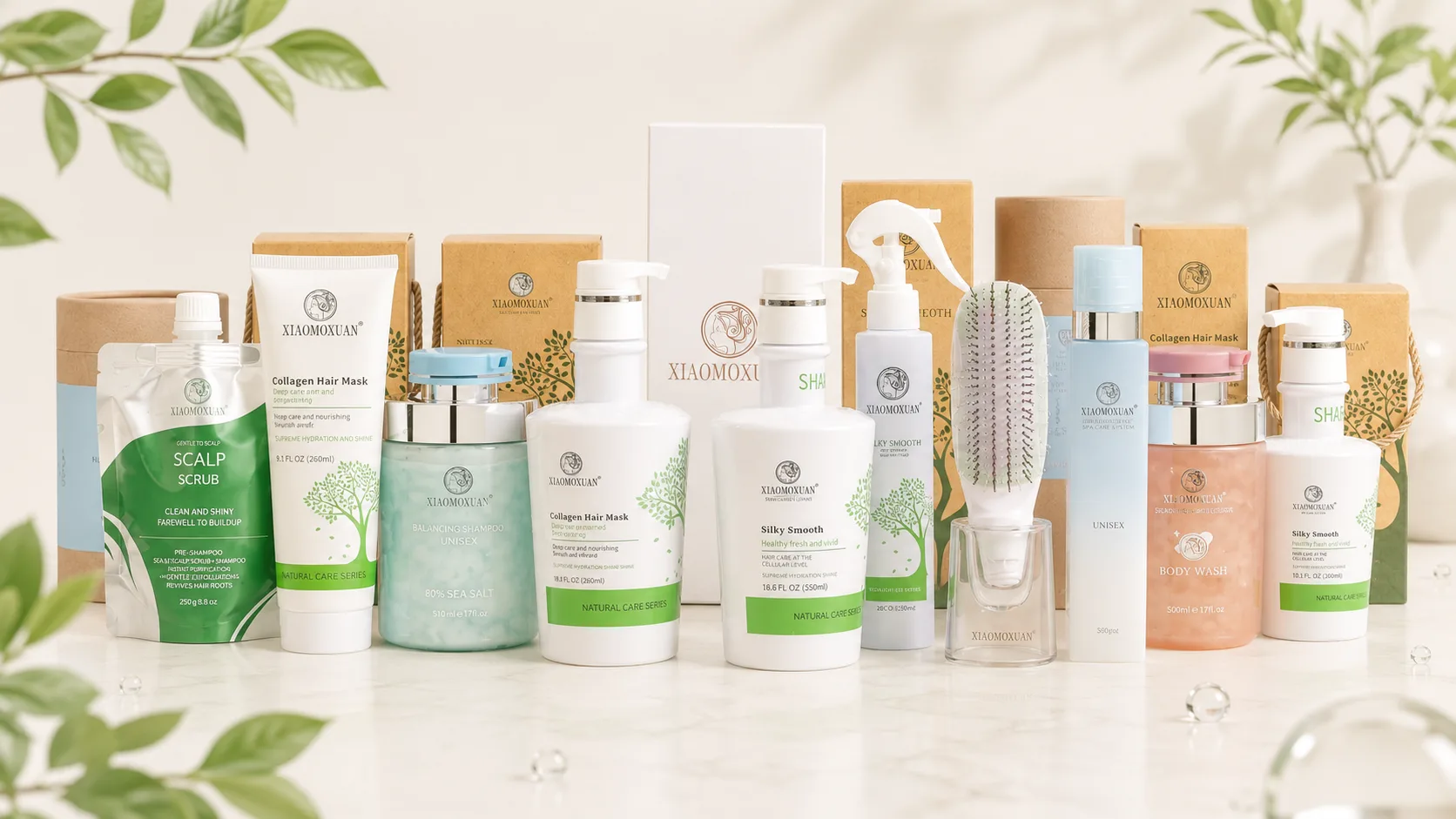 Косметика для волосся Xiaomoxuan - офіційна лінійка Collagen і Silky Smooth